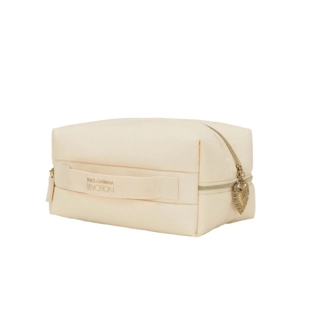 New Dolce and Gabbana Canvas Cosmetic Bag